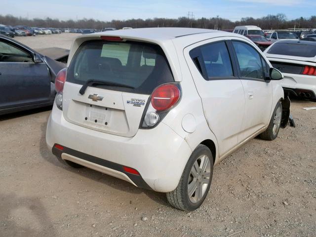 KL8CB6S98EC485718 - 2014 CHEVROLET SPARK LS WHITE photo 4