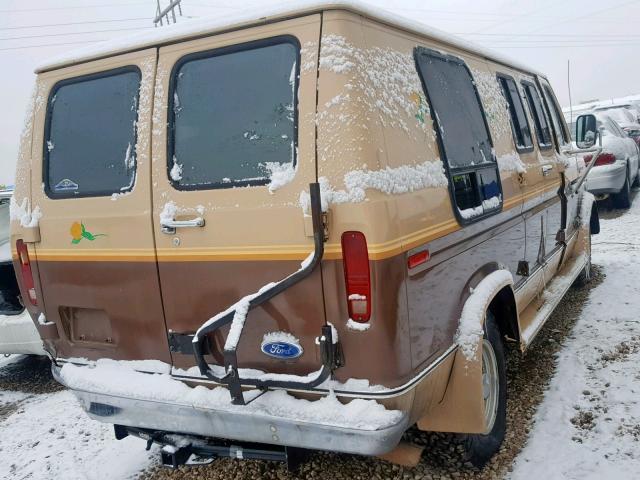 1FTHE3416EHA31495 - 1984 FORD ECONOLINE TWO TONE photo 4