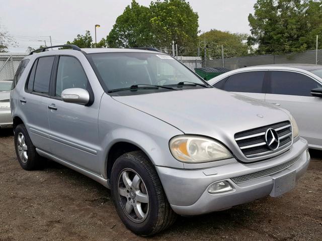 4JGAB75E94A491174 - 2004 MERCEDES-BENZ ML 500 SILVER photo 1