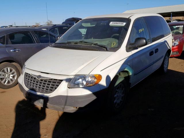 1C4GJ25B22B595085 - 2002 CHRYSLER VOYAGER WHITE photo 2