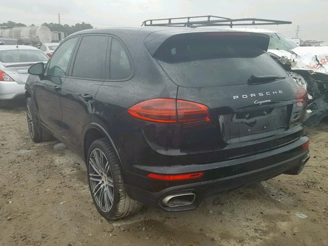 WP1AA2A20JKA00050 - 2018 PORSCHE CAYENNE BLACK photo 3