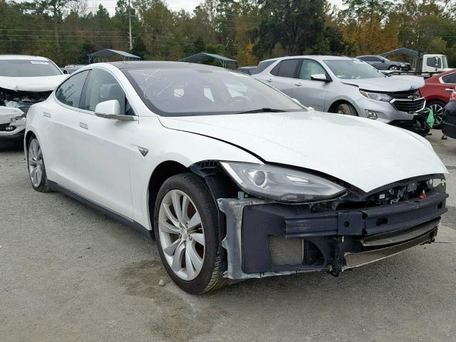 5YJSA1CN4DFP26227 - 2013 TESLA MODEL S WHITE photo 1