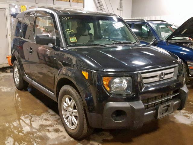 5J6YH28728L011594 - 2008 HONDA ELEMENT EX BLACK photo 1