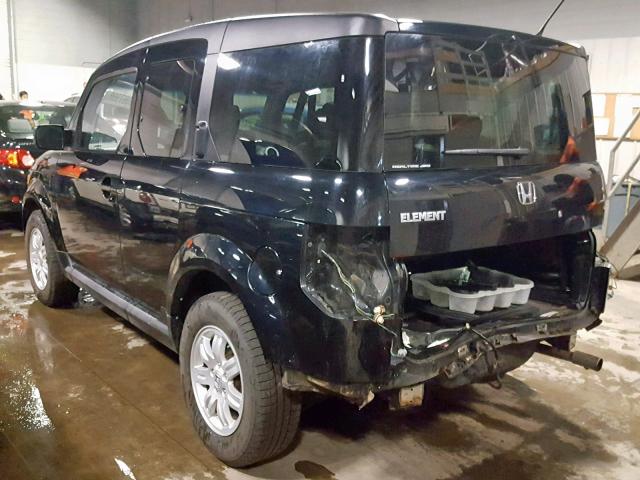 5J6YH28728L011594 - 2008 HONDA ELEMENT EX BLACK photo 3