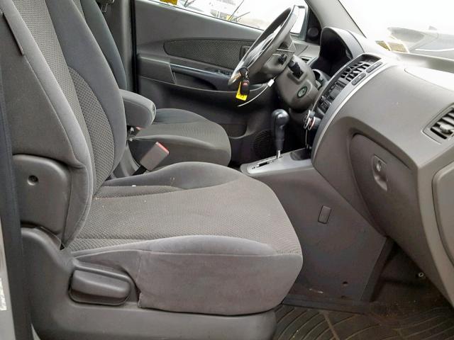 KM8JN72D88U847444 - 2008 HYUNDAI TUCSON SE SILVER photo 5