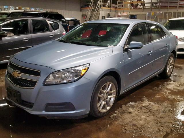 1G11C5SA4DU124682 - 2013 CHEVROLET MALIBU 1LT BLUE photo 2