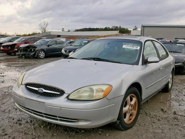 1FAFP55U32A143994 - 2002 FORD TAURUS SES GRAY photo 2