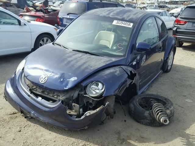 3VWCA21C0XM422689 - 1999 VOLKSWAGEN NEW BEETLE BLUE photo 2