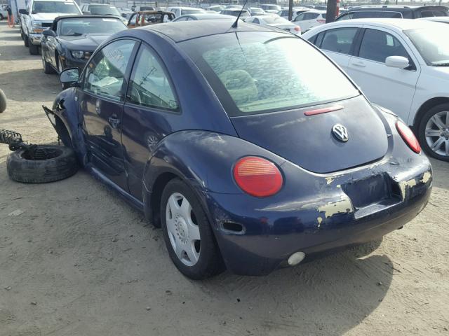 3VWCA21C0XM422689 - 1999 VOLKSWAGEN NEW BEETLE BLUE photo 3