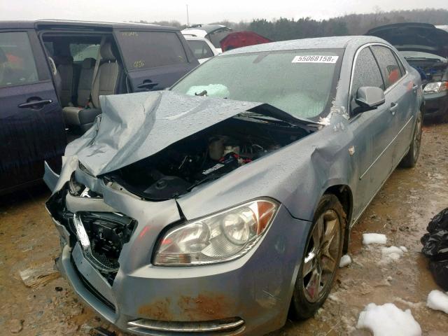 1G1ZH57B084212625 - 2008 CHEVROLET MALIBU 1LT ვერცხლისფერი ფოტო 2