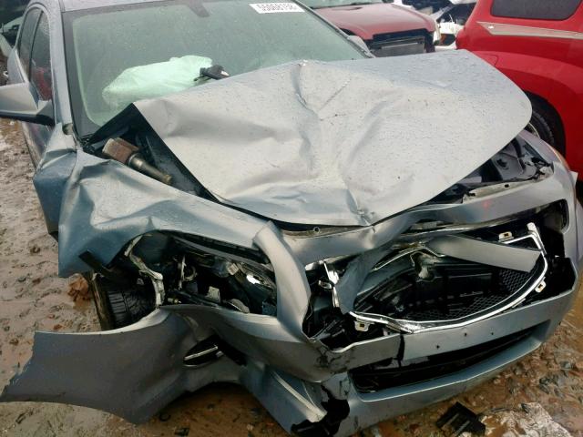 1G1ZH57B084212625 - 2008 CHEVROLET MALIBU 1LT ვერცხლისფერი ფოტო 9