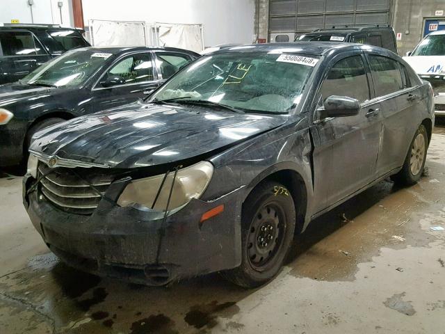 1C3LC46JX8N142290 - 2008 CHRYSLER SEBRING LX BLACK photo 2