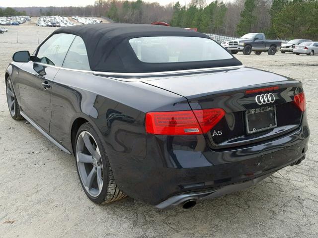 WAUUFAFH6EN008288 - 2014 AUDI A5 PRESTIG BLACK photo 3