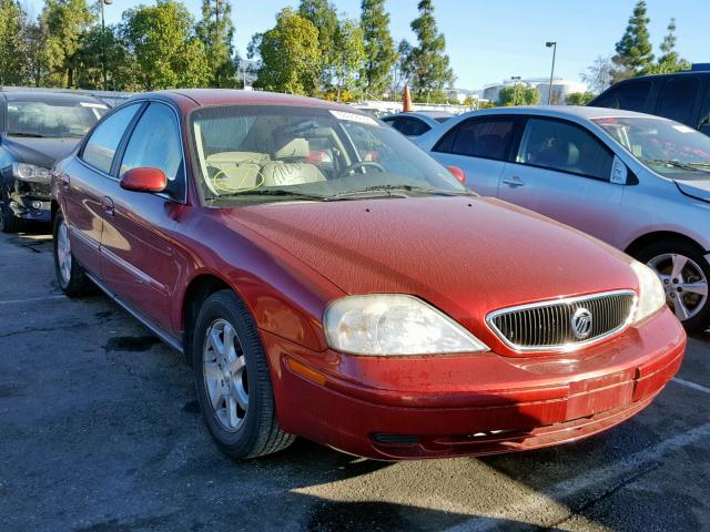 1MEFM53U91G626700 - 2001 MERCURY SABLE LS RED photo 1