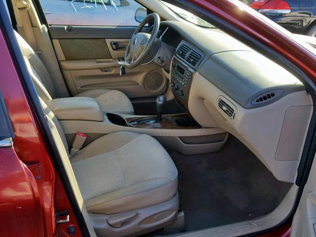 1MEFM53U91G626700 - 2001 MERCURY SABLE LS RED photo 5