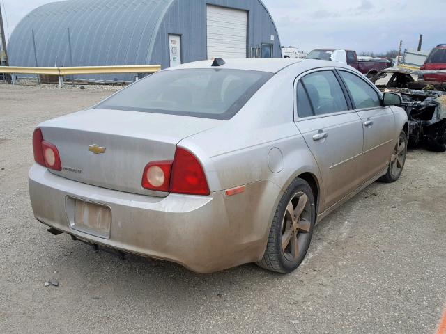 1G1ZC5EU5CF261626 - 2012 CHEVROLET MALIBU 1LT SILVER photo 4