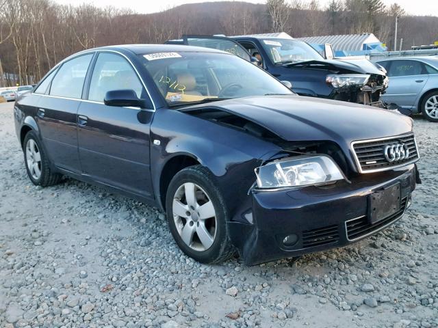 WAULT64B12N139673 - 2002 AUDI A6 3.0 QUA BLUE photo 1