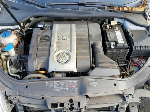 WVWDA71F47V010666 - 2007 VOLKSWAGEN EOS 2.0T S WHITE photo 7