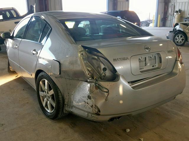 1N4BA41E96C818461 - 2006 NISSAN MAXIMA SE SILVER photo 3