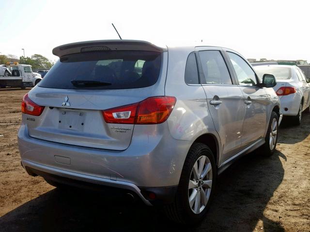 4A4AP4AU8EE006429 - 2014 MITSUBISHI OUTLANDER SILVER photo 4