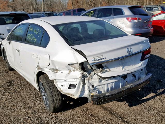 19XFB2F99FE215219 - 2015 HONDA CIVIC EXL WHITE photo 3