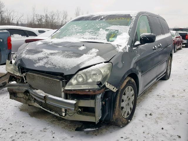 5FNRL38247B092361 - 2007 HONDA ODYSSEY LX GRAY photo 2