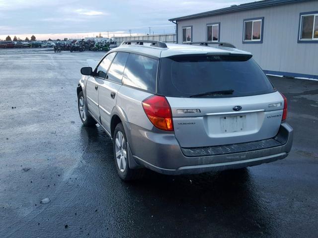 4S4BP61C367327004 - 2006 SUBARU LEGACY OUT SILVER photo 3