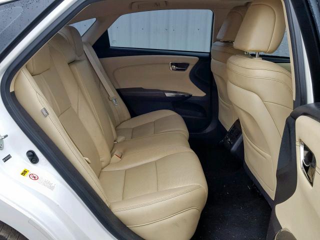 4T1BK1EB2DU014396 - 2013 TOYOTA AVALON BAS WHITE photo 6