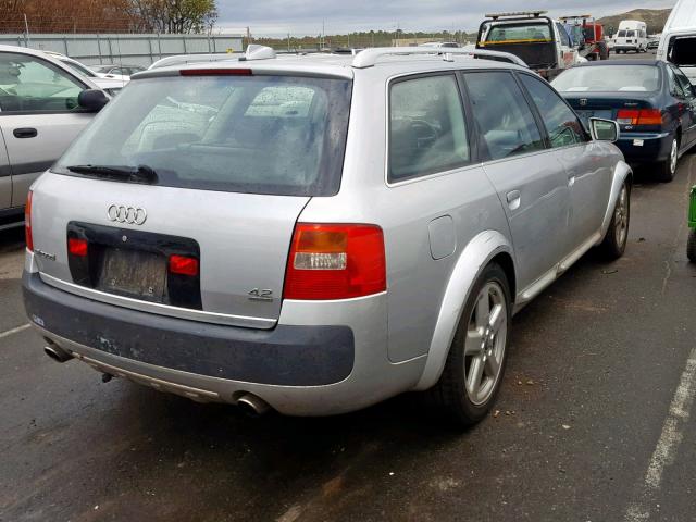 WA1YL64B94N096738 - 2004 AUDI ALLROAD 4. SILVER photo 4