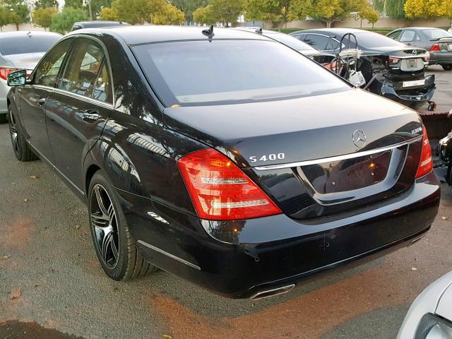 WDDNG9FBXAA305098 - 2010 MERCEDES-BENZ S 400 BLACK photo 3