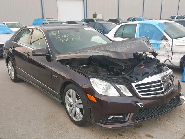 WDDHF2EB4BA430978 - 2011 MERCEDES-BENZ E 350 BLUE BROWN photo 1