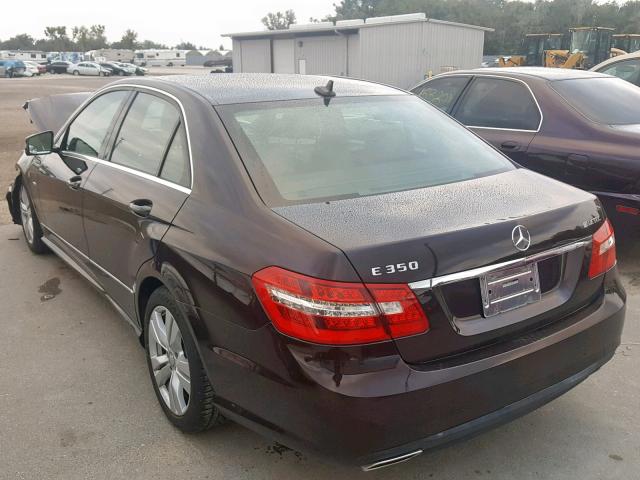 WDDHF2EB4BA430978 - 2011 MERCEDES-BENZ E 350 BLUE BROWN photo 3