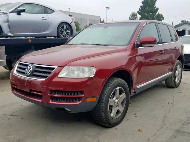 WVGZG77LX5D022045 - 2005 VOLKSWAGEN TOUAREG 3. RED photo 2