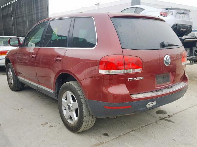 WVGZG77LX5D022045 - 2005 VOLKSWAGEN TOUAREG 3. RED photo 3