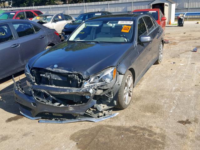 WDDHF5KB0EA907836 - 2014 MERCEDES-BENZ E 350 BLUE photo 2