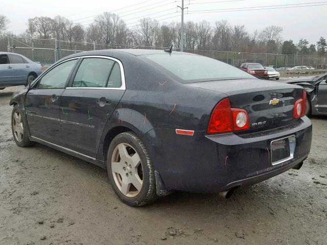 1G1ZD5E72AF159303 - 2010 CHEVROLET MALIBU 2LT BLACK photo 3