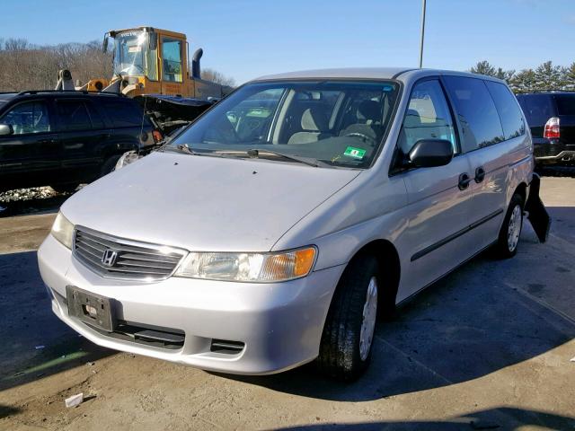 2HKRL18521H574835 - 2001 HONDA ODYSSEY LX SILVER photo 2