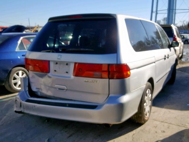 2HKRL18521H574835 - 2001 HONDA ODYSSEY LX SILVER photo 4