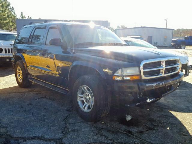 1D4HR48N93F515292 - 2003 DODGE DURANGO SL BLUE photo 1