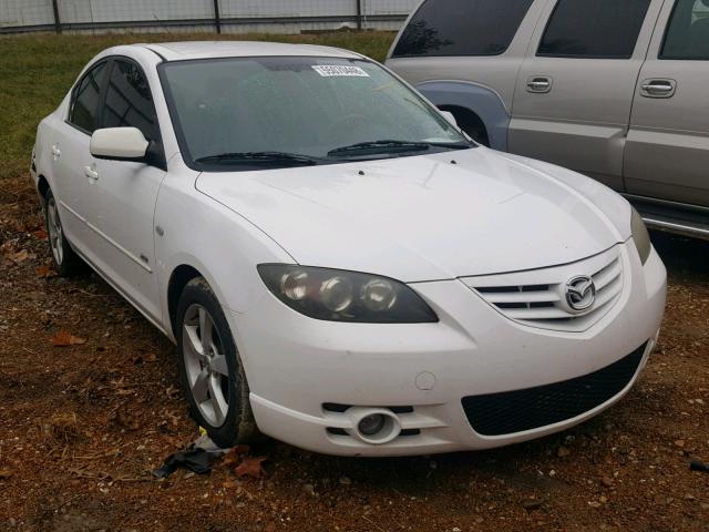 JM1BK323551267311 - 2005 MAZDA 3 S WHITE photo 1