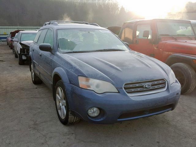 4S4BP61C867326561 - 2006 SUBARU LEGACY OUT BLUE photo 1