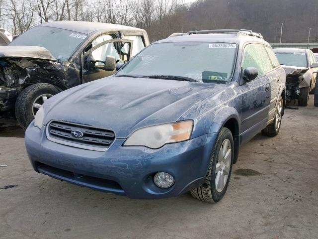 4S4BP61C867326561 - 2006 SUBARU LEGACY OUT BLUE photo 2