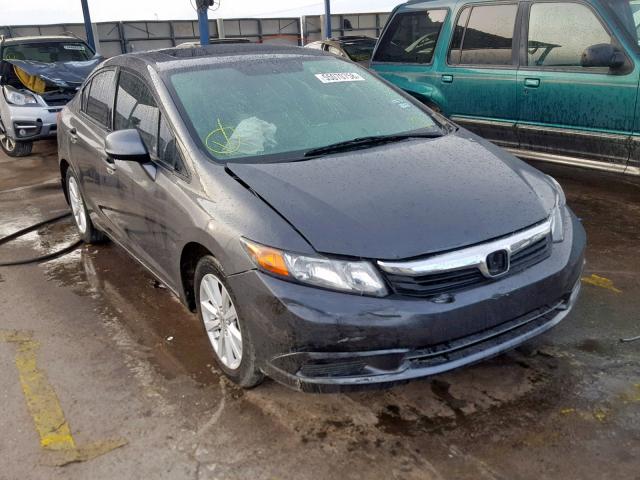 2HGFB2F92CH574767 - 2012 HONDA CIVIC EXL CHARCOAL photo 1