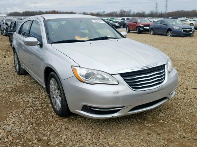 1C3CCBAB7CN100432 - 2012 CHRYSLER 200 LX SILVER photo 1