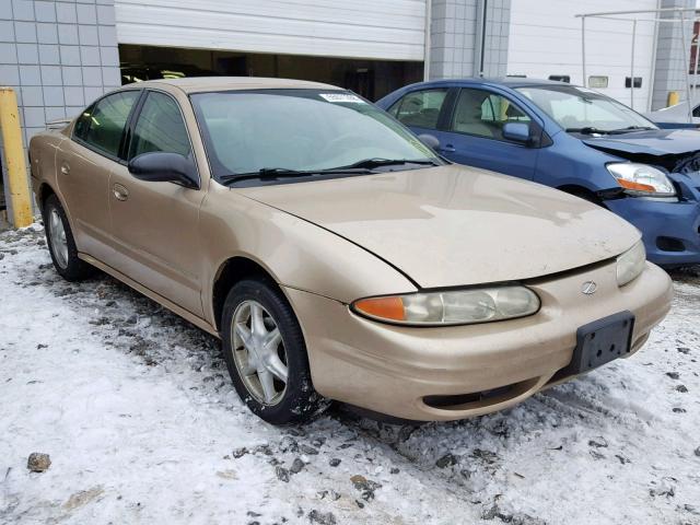 1G3NL52E14C227513 - 2004 OLDSMOBILE ALERO GL GOLD photo 1