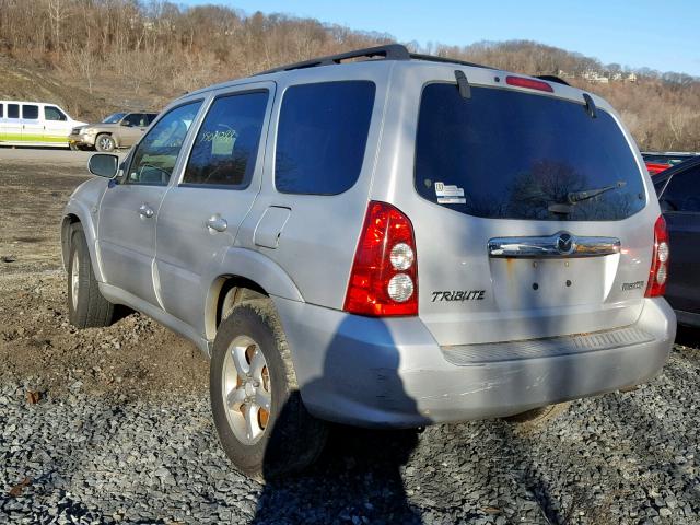 4F2CZ94125KM54465 - 2005 MAZDA TRIBUTE S GRAY photo 3