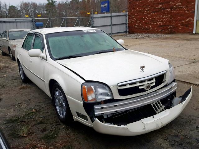 1G6KF57922U210932 - 2002 CADILLAC DEVILLE DT WHITE photo 1