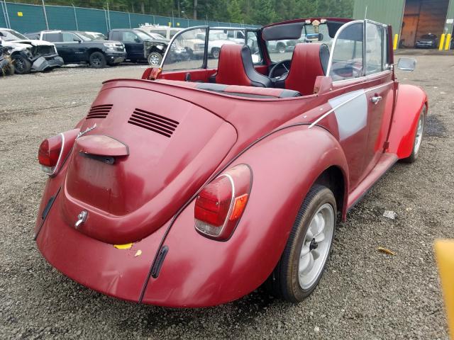 1512938520 - 1971 VOLKSWAGEN CABRIOLET RED photo 4