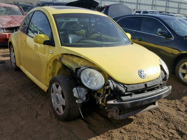 3VWCT21C91M401096 - 2001 VOLKSWAGEN NEW BEETLE YELLOW photo 1