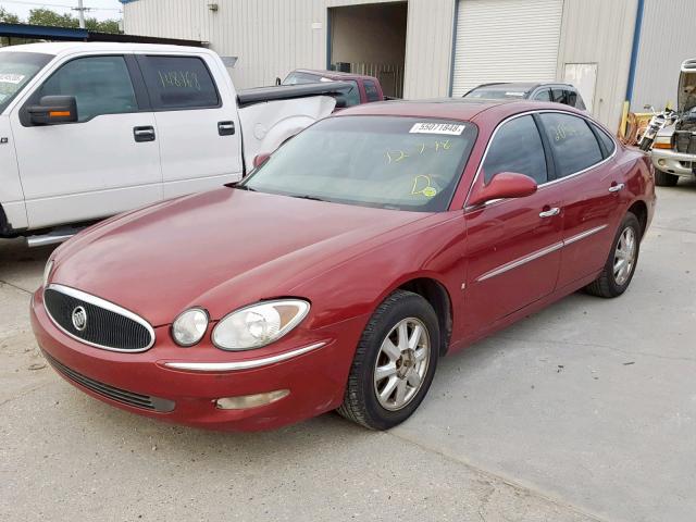 2G4WD582061162611 - 2006 BUICK LACROSSE C BURGUNDY photo 2